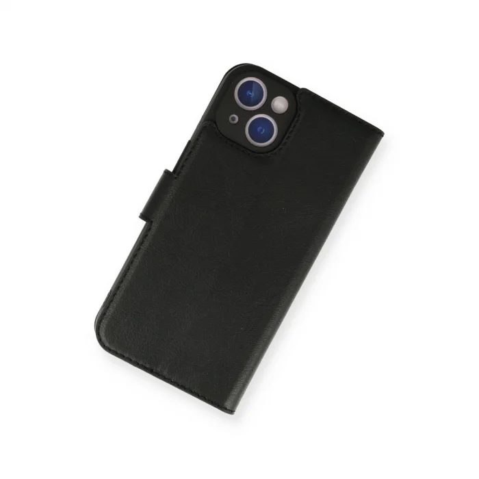 İphone 14 Kılıf Trend S Plus Kapaklı Kılıf - Siyah