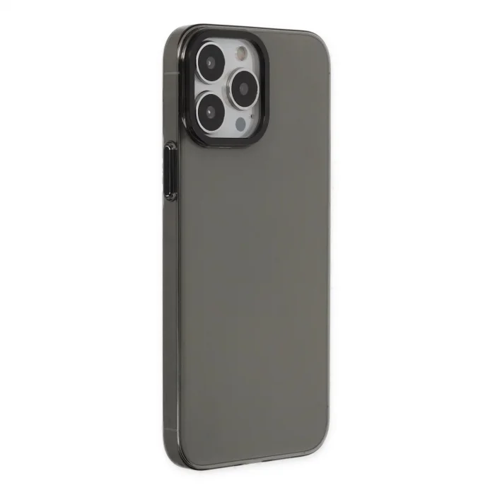 İphone 14 Pro Kılıf Anka Pc Sert Metal Kapak - Siyah