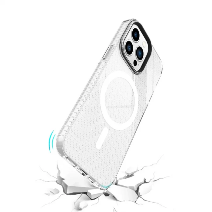 İphone 14 Pro Kılıf Beta Magneticsafe Silikon - Şeffaf