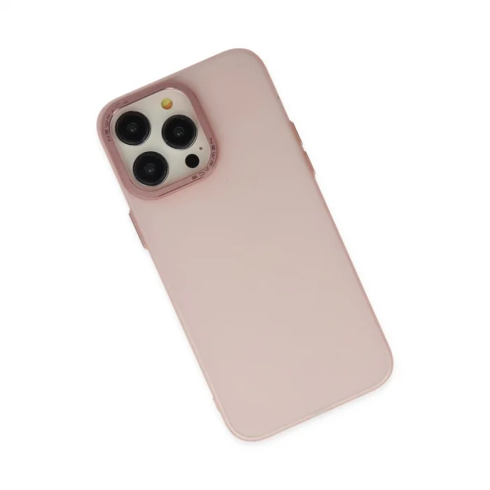 İphone 14 Pro Kılıf Modos Metal Kapak - Pembe