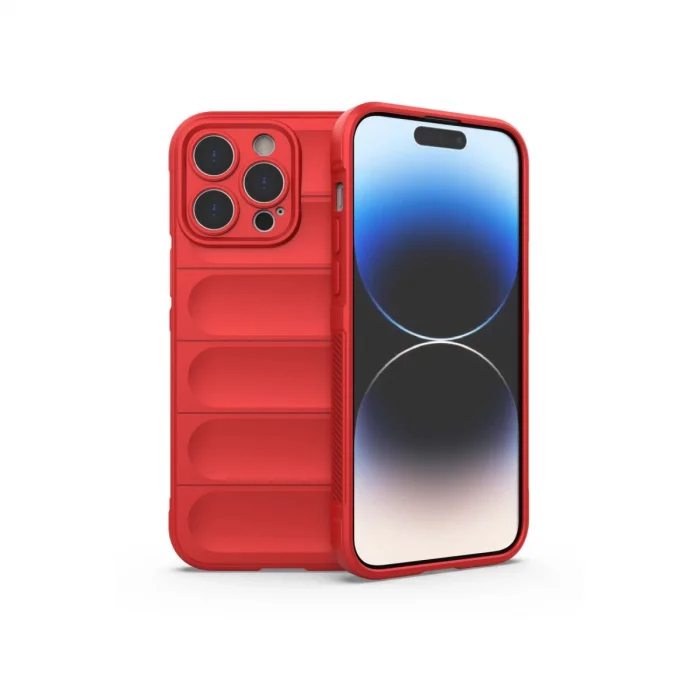 İphone 14 Pro Kılıf Optimum Silikon - Kırmızı