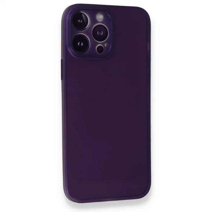 İphone 14 Pro Kılıf Pp Ultra İnce Kapak - Mor