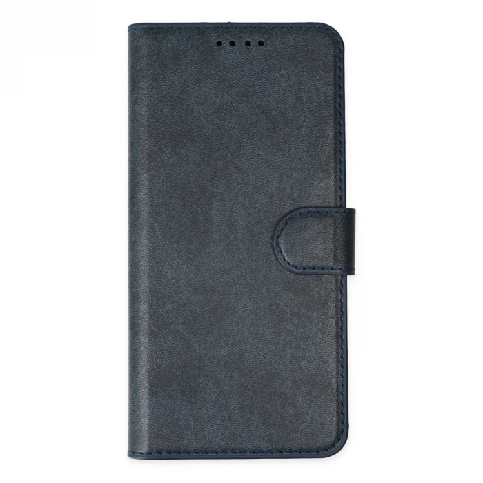 İphone 14 Pro Kılıf Trend S Plus Kapaklı Kılıf - Lacivert