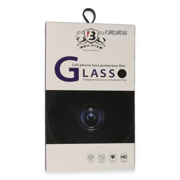İphone 14 Pro Max Bilvis Titan Kamera Lens - Siyah