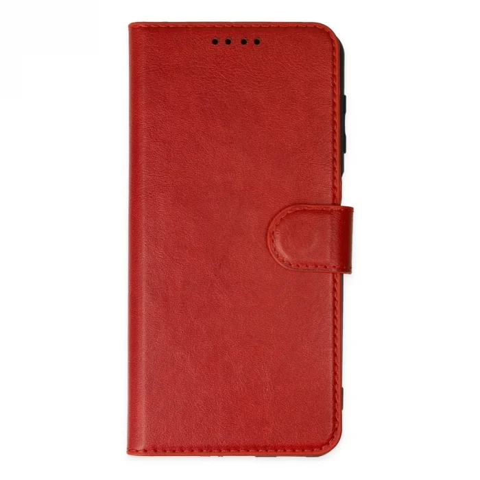 İphone 14 Pro Max Kılıf Trend S Plus Kapaklı Kılıf - Kırmızı