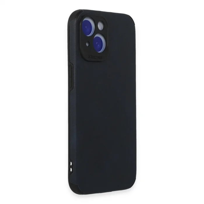 İphone 15 Kılıf Loop Deri Silikon - Lacivert