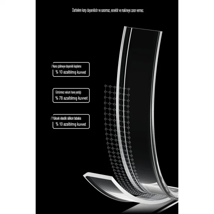 İphone 15 Pro Max Kılıf Tron Şeffaf Magsafe Kapak - Şeffaf