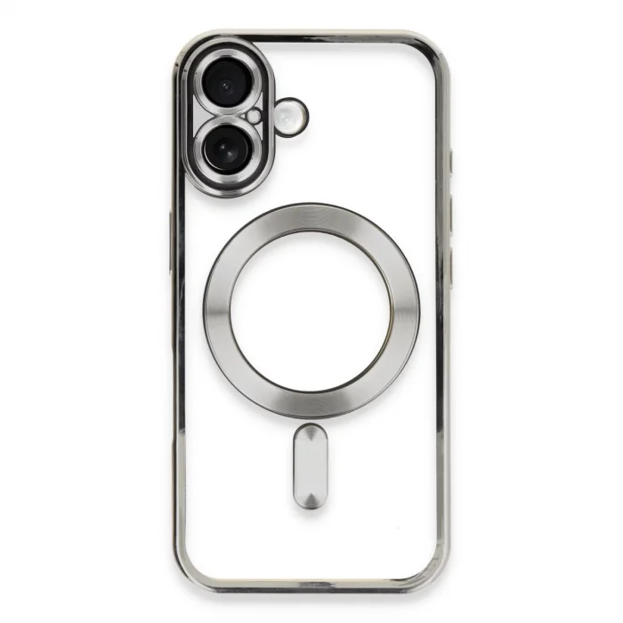 İphone 16 Kılıf Kross Magneticsafe Kapak - Gümüş