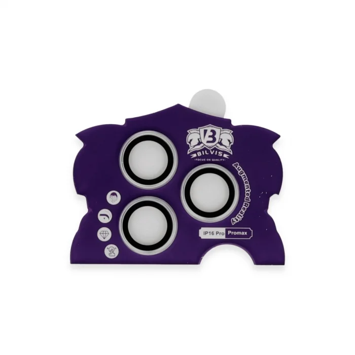 İphone 16 Pro Max Bilvis Titan Kamera Lens - Gümüş