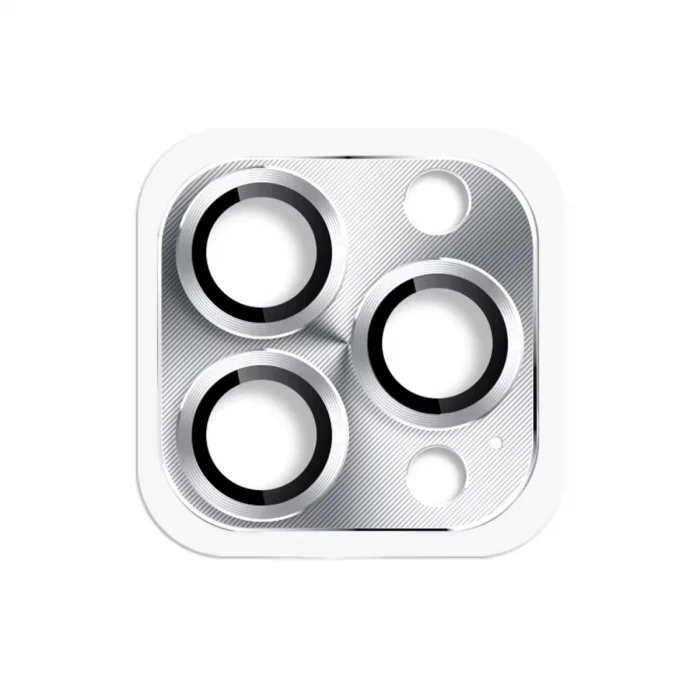 İphone 16 Pro Max Pers Alüminyum Kamera Lens - Gümüş