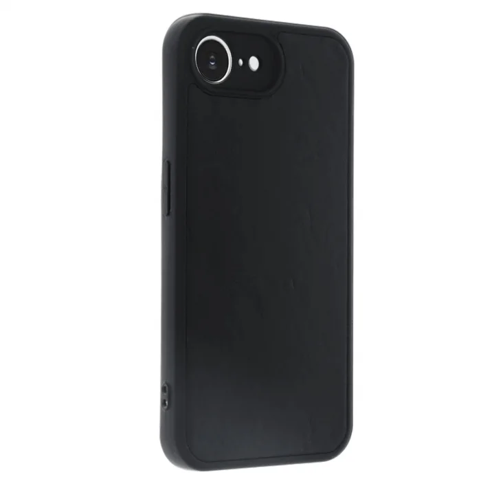 İphone 16e Kılıf Aras Deri Kapak - Siyah