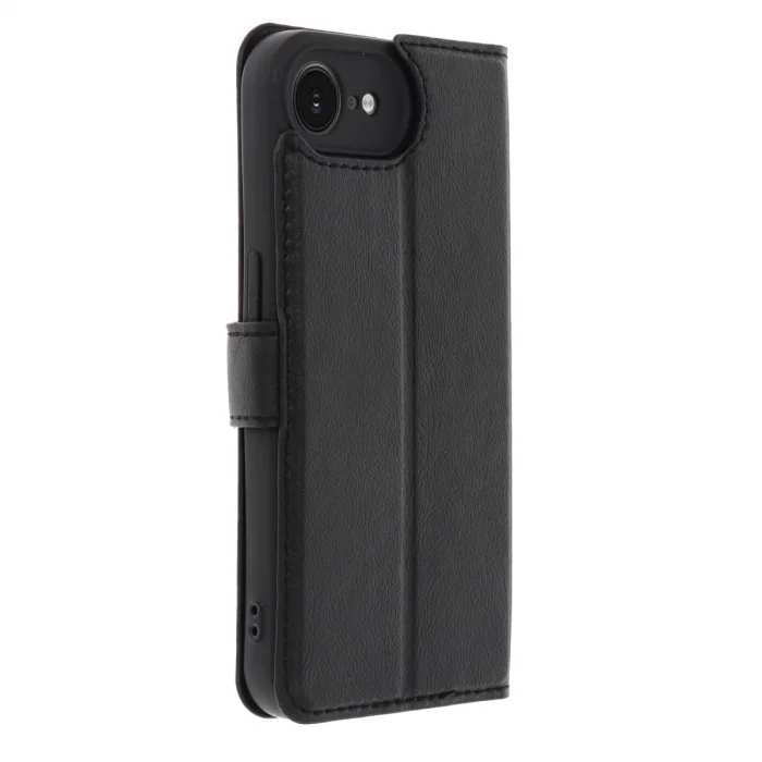 İphone 16e Kılıf Trend S Plus Kapaklı Kılıf - Siyah