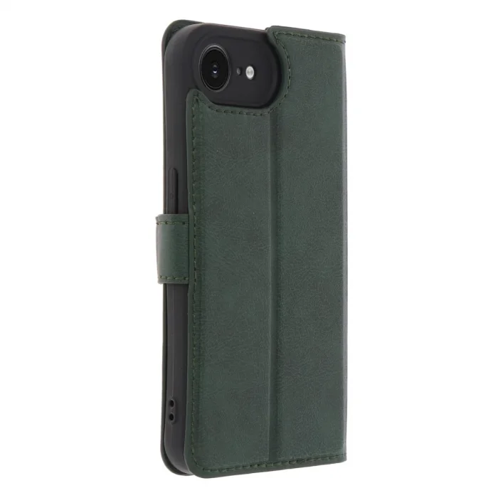 İphone 16e Kılıf Trend S Plus Kapaklı Kılıf - Yeşil