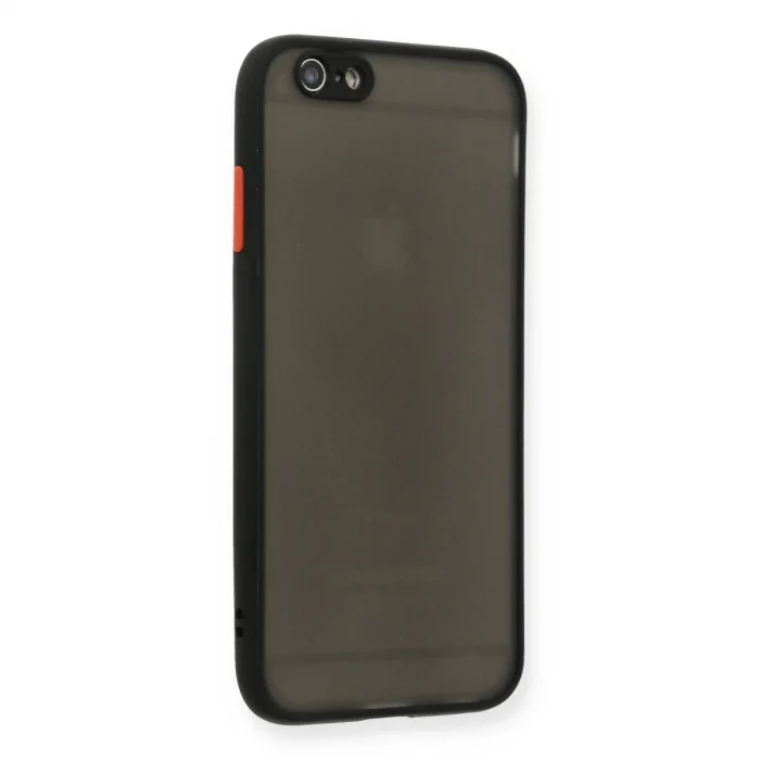 İphone 6 Kılıf Montreal Silikon Kapak - Siyah