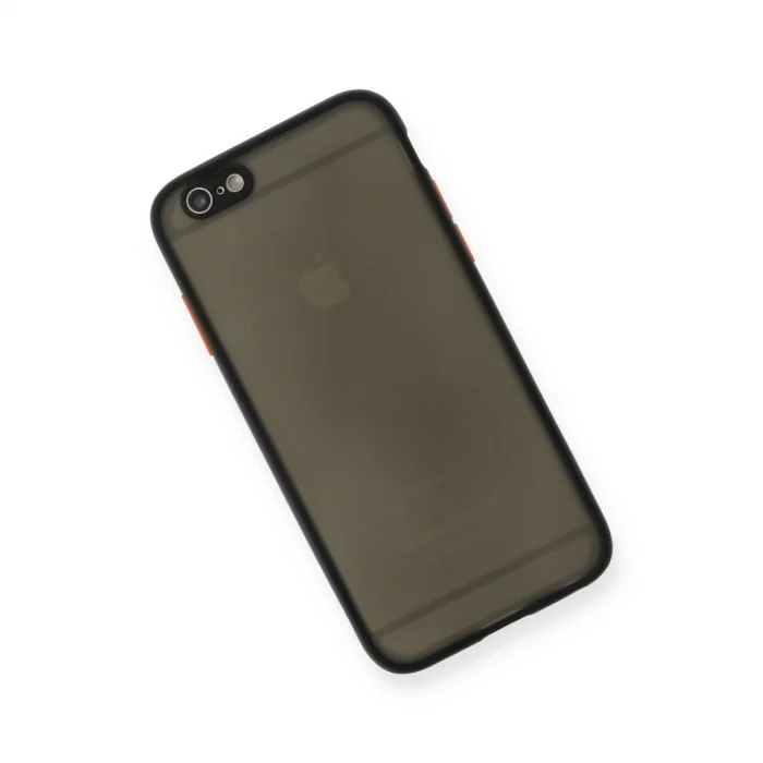 İphone 6 Kılıf Montreal Silikon Kapak - Siyah