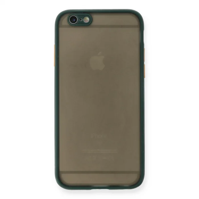 İphone 6 Kılıf Montreal Silikon Kapak - Yeşil