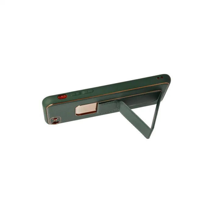 İphone 7 Kılıf Coco Deri Standlı Kapak - Yeşil