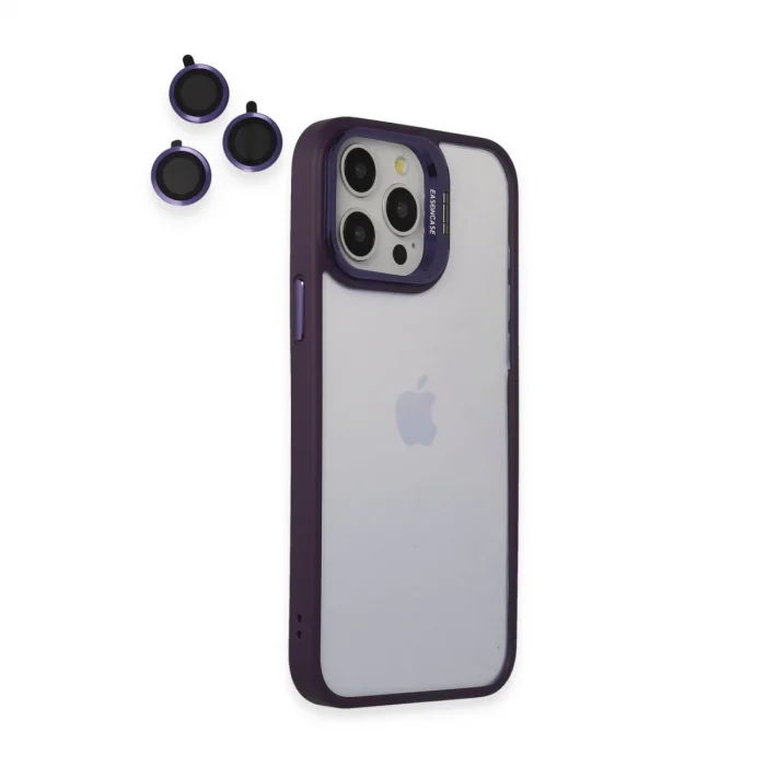 Joko İphone 14 Pro Kılıf Roblox Lens Standlı Kapak - Mor