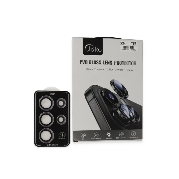 Joko Samsung Galaxy S24 Ultra Pvd Metal Kamera Lens - Derin Mor