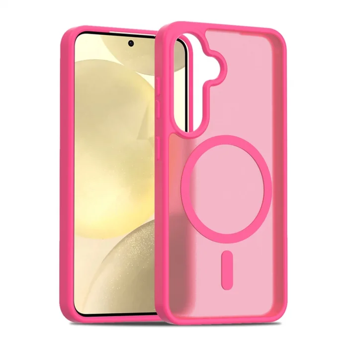 Joko Samsung Galaxy S25 Jota Magsafe Kapak - Rose