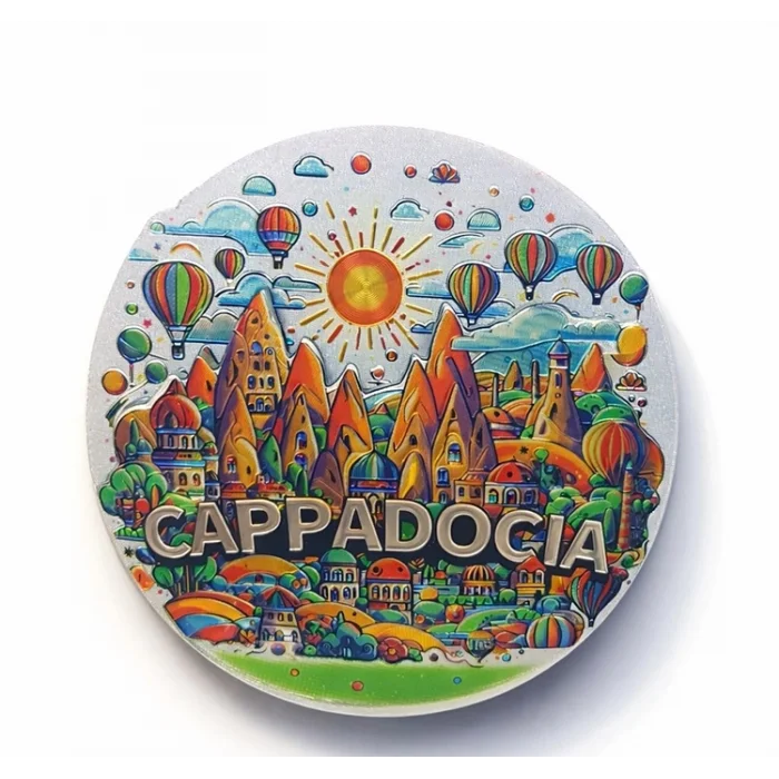 Kapadokya Temalı Silikon Buzdolabı Magneti Alk5046