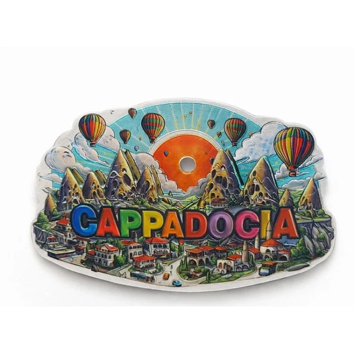 Kapadokya Temalı Silikon Buzdolabı Magneti Alk5047