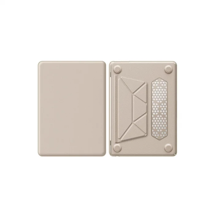 Macbook Air 15 2024 Macbook Deri Kapak - Gold