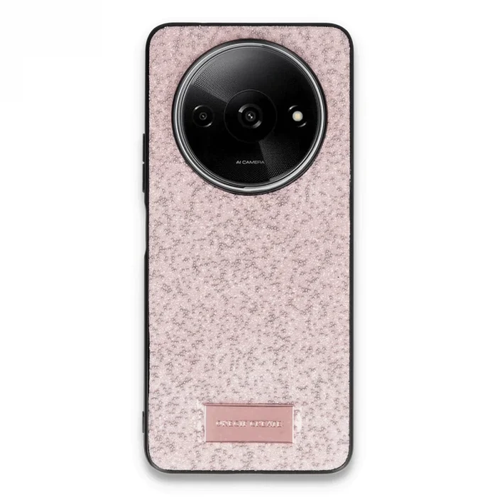 Onegif Xiaomi Redmi A3 4g Bright Simli Kapak - Pembe