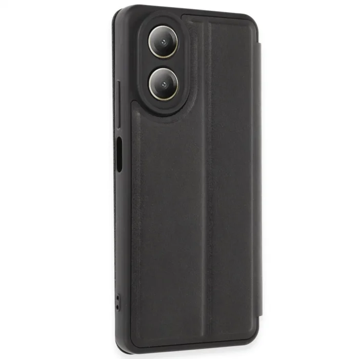 Oppo A38 Kılıf Flip Cover - Siyah