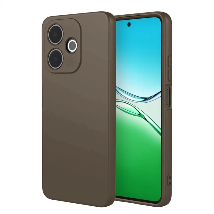 Oppo A5 Pro 4g First Silikon - Kahverengi