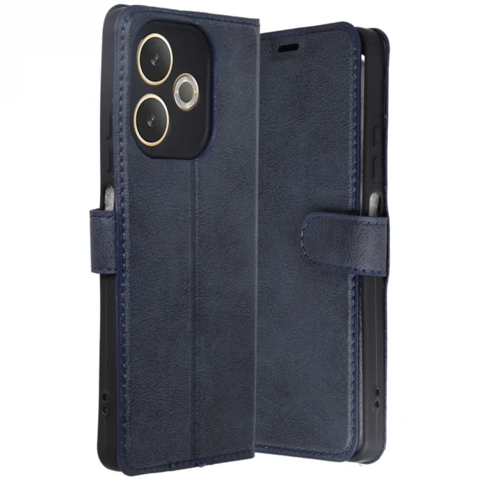 Oppo A5 Pro 4g Trend S Plus Kapaklı Kılıf - Lacivert