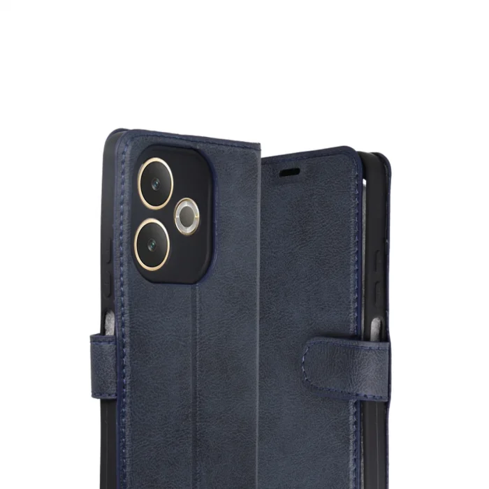 Oppo A5 Pro 4g Trend S Plus Kapaklı Kılıf - Lacivert