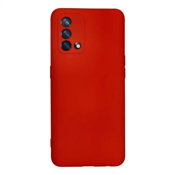Oppo A74 4g Kılıf Nano İçi Kadife Silikon - Kırmızı