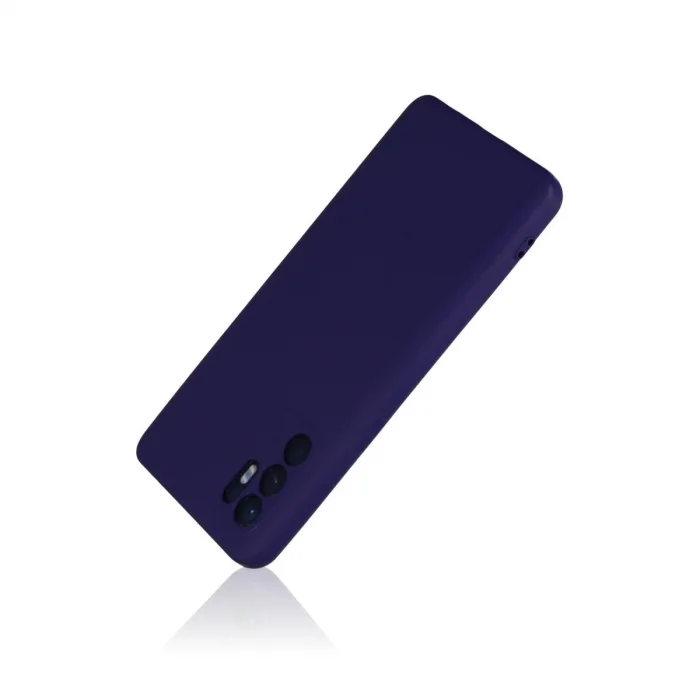 Oppo Reno 6 Kılıf Nano İçi Kadife Silikon - Mor