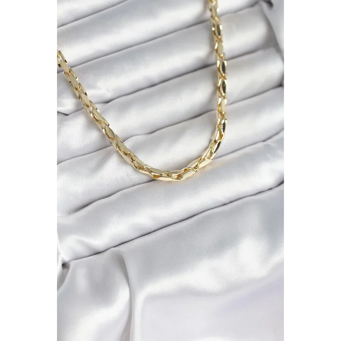 Pirinç Gold Renk 60 cm Zincir Kadın Kolye