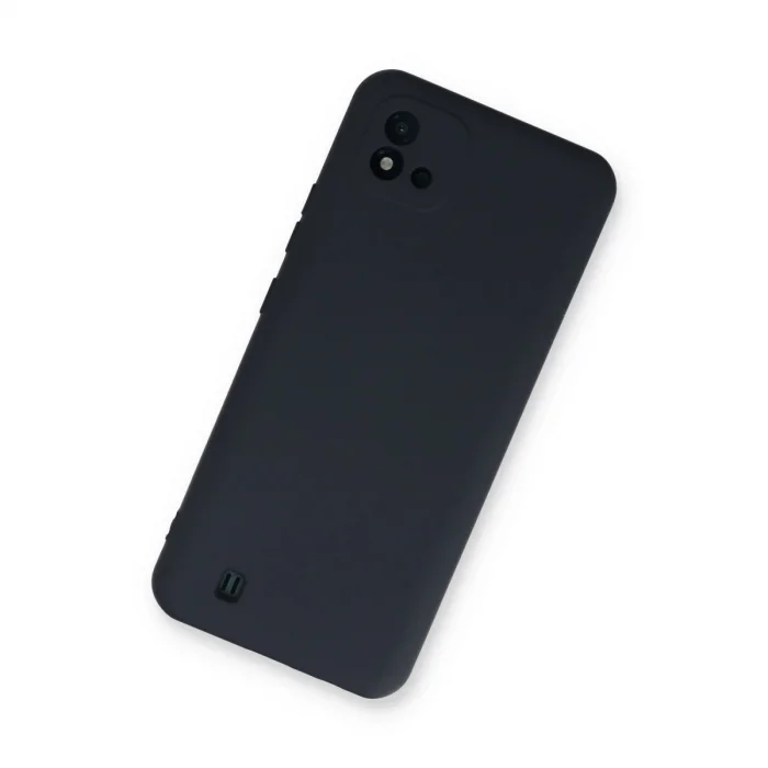 Realme C11 2021 Kılıf Nano İçi Kadife Silikon - Lacivert