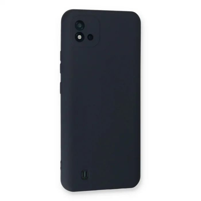 Realme C11 2021 Kılıf Nano İçi Kadife Silikon - Lacivert