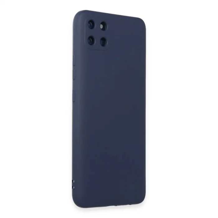 Realme C11 Kılıf Nano İçi Kadife Silikon - Lacivert