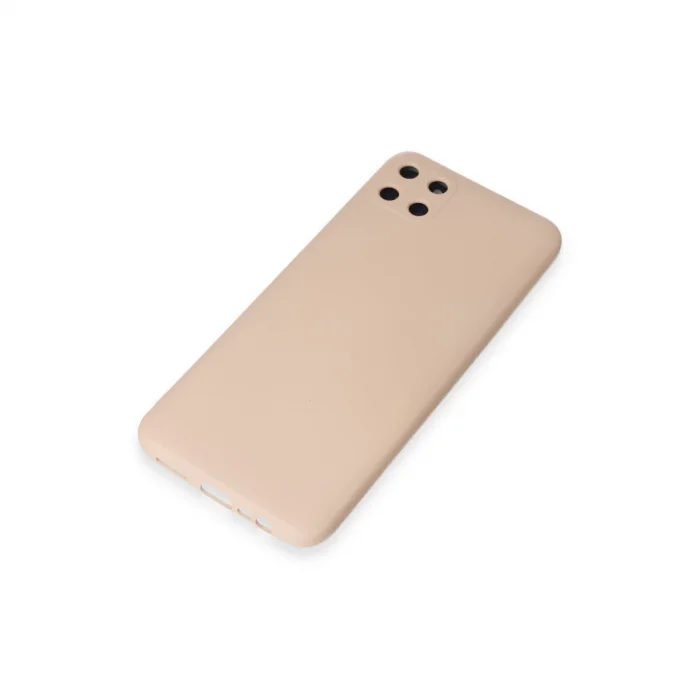 Realme C11 Kılıf Nano İçi Kadife Silikon - Pudra