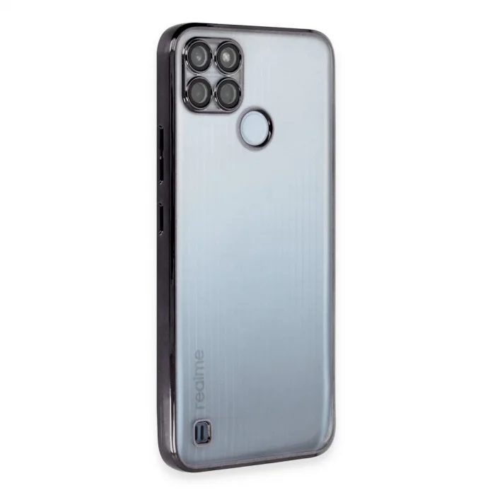 Realme C25y Kılıf Razer Lensli Silikon - Siyah