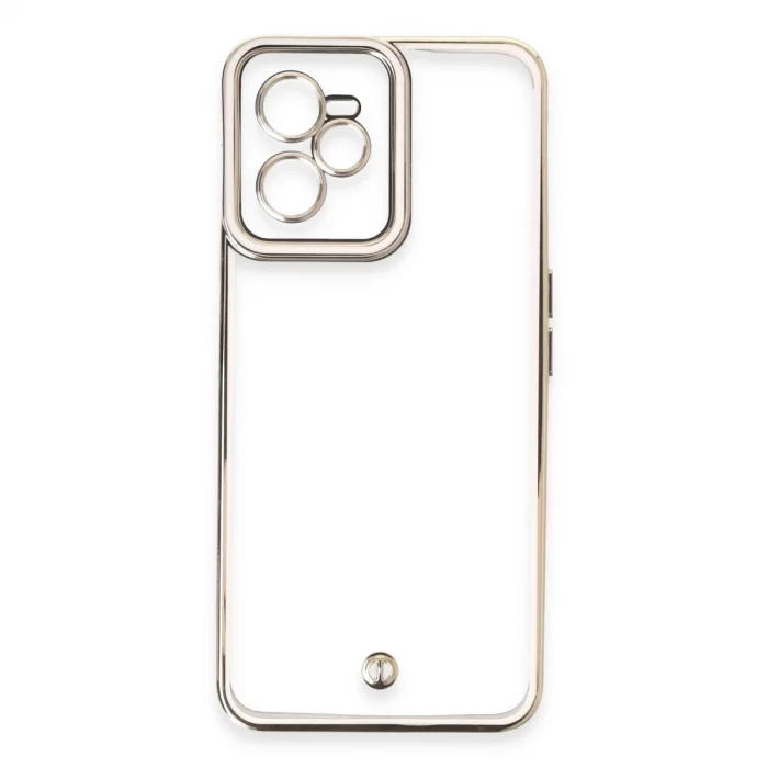 Realme C35 Kılıf Liva Lens Silikon - Beyaz