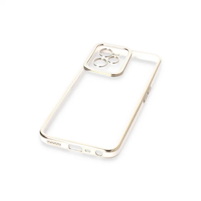 Realme C35 Kılıf Liva Lens Silikon - Beyaz