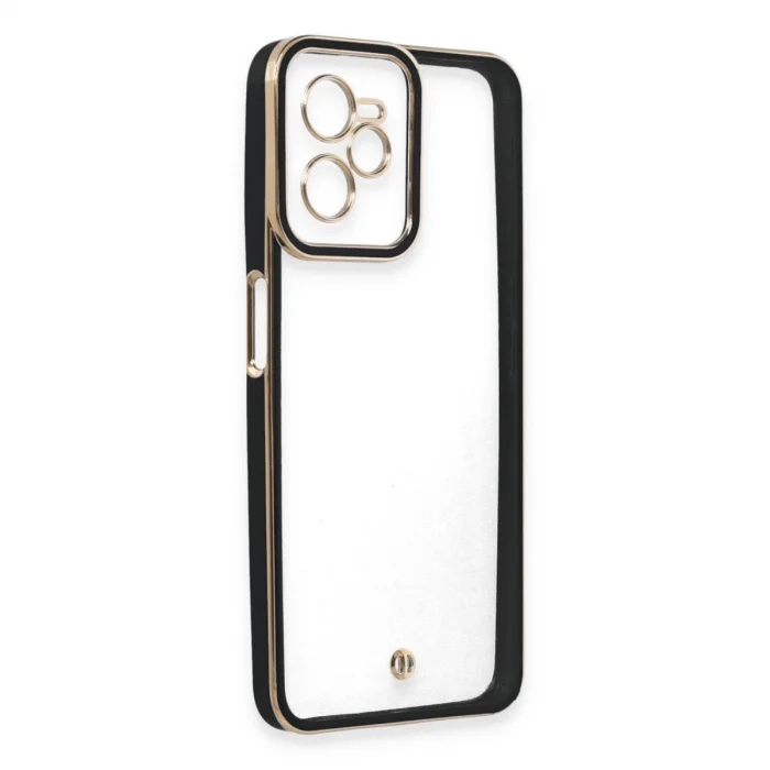 Realme C35 Kılıf Liva Lens Silikon - Siyah