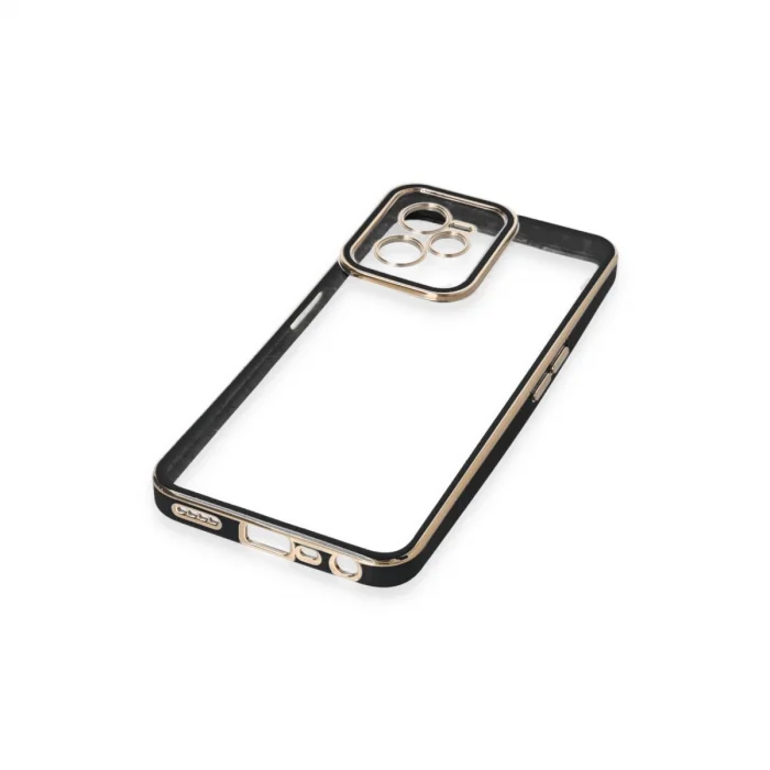 Realme C35 Kılıf Liva Lens Silikon - Siyah