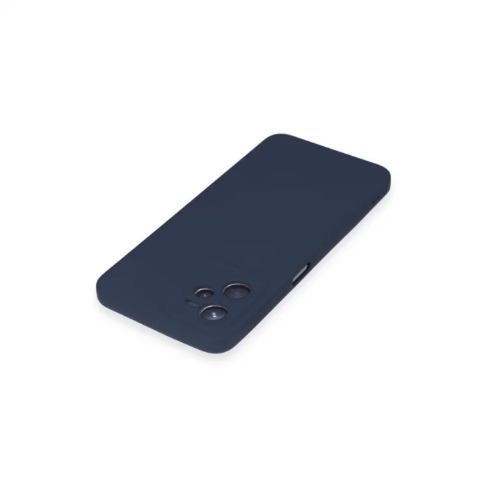 Realme C35 Kılıf Nano İçi Kadife Silikon - Lacivert