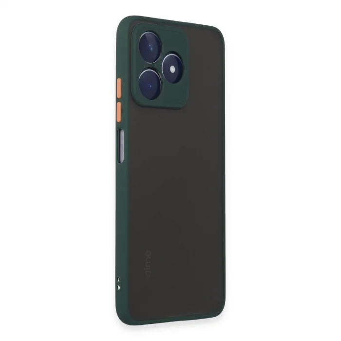 Realme C53 Kılıf Montreal Silikon Kapak - Yeşil