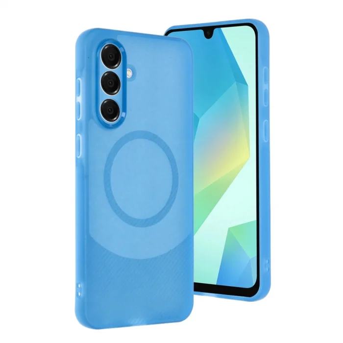 Samsung A16 5g Kılıf Maya Karbon Kapak - Mavi