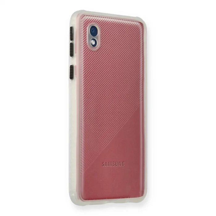 Samsung Galaxy A01 Core Kılıf Miami Şeffaf Silikon - Şeffaf