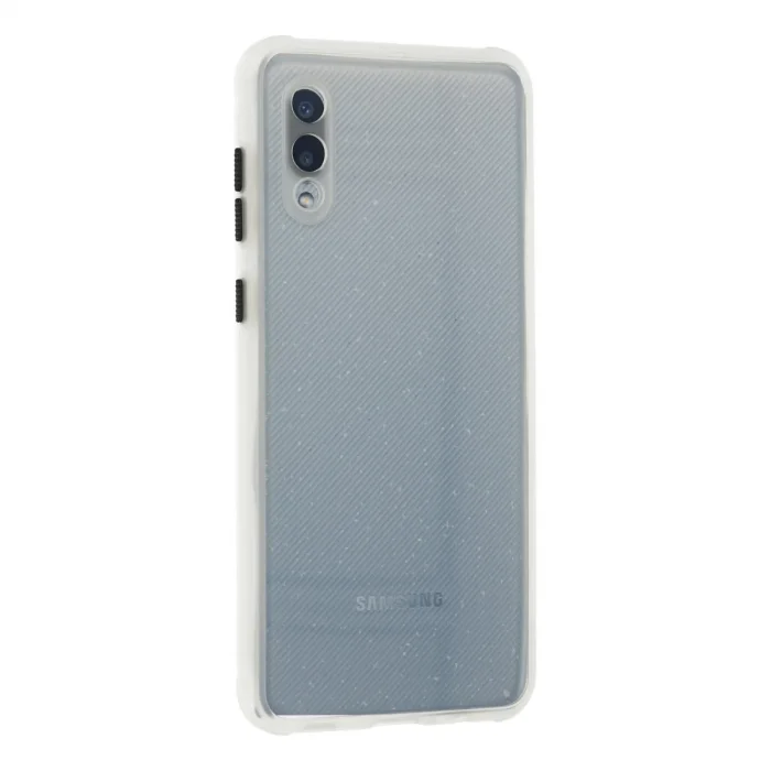 Samsung Galaxy A02 Kılıf Miami Şeffaf Silikon - Şeffaf