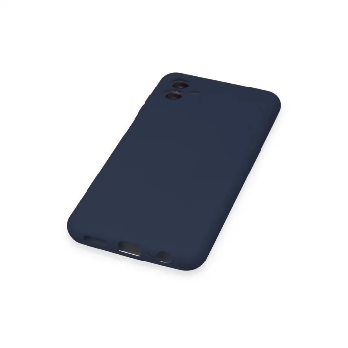 Samsung Galaxy A04 Kılıf Nano İçi Kadife Silikon - Lacivert